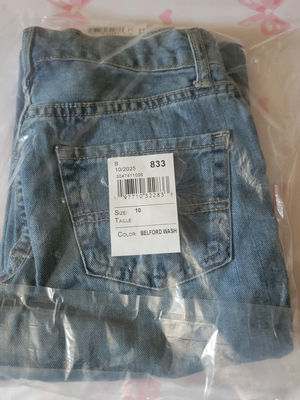 The Children's Place-Blue Flare-Leg Girl Jeans Size 10
